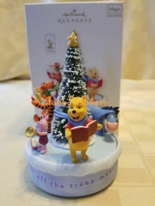 Hallmark 2008 O Christmas Tree Disney Winnie The Pooh Tigger Piglet Ornament