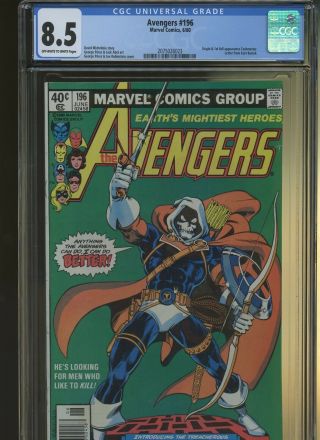 Avengers 196 Cgc 8.  5 | Marvel 1980 | Origin & 1st Full Taskmaster.