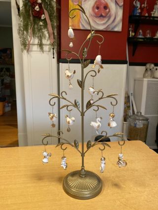 2016 Complete Set Hallmark 12 Little Days Of Christmas Plus Tree Ornaments