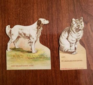 Antique Victorian Paper Doll Dog & Cat Pets Mclaughlin 