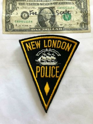 London Connecticut Police Patch Un - Sewn Great Shape