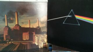 2 Pink Floyd Albums 12 " Lp Vinyl Animals Dark Side Of The Moon