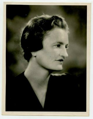 Vintage Photo By Yvonne Gregory Irene Curzon,  2nd Baroness Ravensdale
