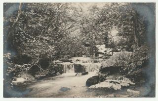 Unidentified Stream,  Greenwood Lake Ny,  F.  J.  Welles Real Photo Postcard