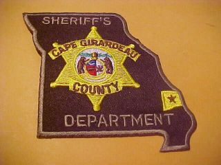 Cape Girardeau Missouri Police Patch Shoulder Size