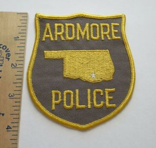 Ardmore Oklahoma Police Patch Older Vintage