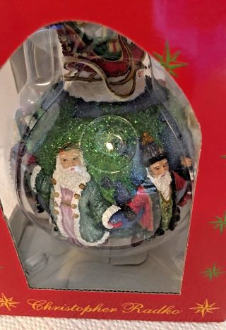 Christopher Radko Santas Around The World Christmas Ornament Holiday Gift