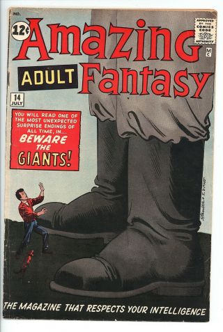 Adult Fantasy 14 (solid) Marvel Comics 1962 Prof X Prototype (c 26765)
