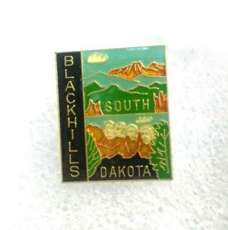 Black Hills South Dakota Collectible Pin Lapel Hat Souvenir
