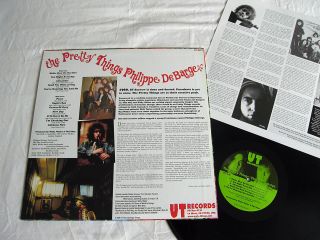 THE PRETTY THINGS - Philippe DeBarge - 2009 USA Vinyl LP,  Insert UT - 2207 NrMINT 2