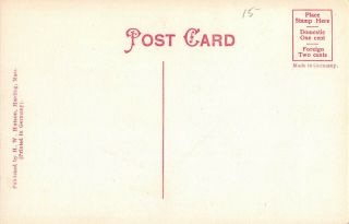 HARDING,  MEDFIELD,  MA POST OFFICE,  SNOW SCENE,  HUTSON PUB c 1907 - 14 2
