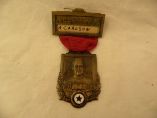 1939 General Pershing Medal Presented By The American Legion Auxiliary