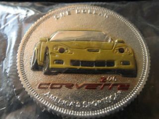 Corvette Z06 One Dollar 100th Anniversary Light Up Coin 1908 - 2008