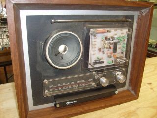 Rare Vintage 1970s Unimark See Thru Display Wall Transistor Radio Um - 002 - Klang