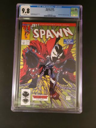 Spawn 231 Cgc 9.  8 Spider - Man 1 Homage Variant Todd Mcfarlane Cover