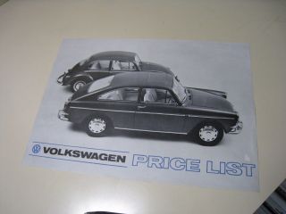 Volkswagen Vw Beetle Type1 Type2 T1 Japanese Brochure/pricelist 1965 Pickup