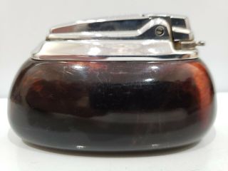 Vintage Ronson Varaflame Jupiter Silver Table Lighter