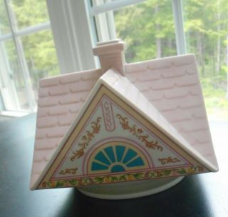The Lenox Village Fine Porcelain Canister Lid Sugar Sweet Shoppe Cover Top Only
