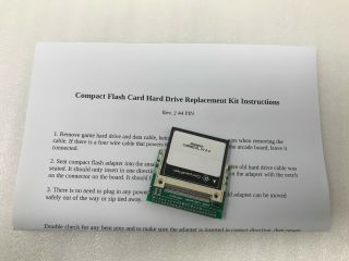 Carnevil Arcade Game Midway - Compact Flash Cf Card Hard Drive Kit - Solid State