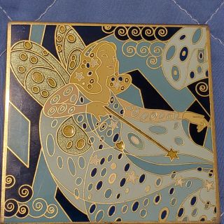 Disney Art Nouveau Blue Fairy Jumbo Pin Le 300