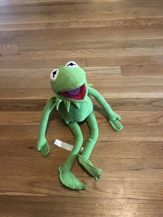 Euc The Disney Store Kermit The Frog 18 Inch Stuffed Animal