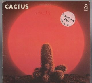 Org 70 White Label Promo Cactus Self Titled S/t Lp Ex Atco Hard Rock Heavy Psych