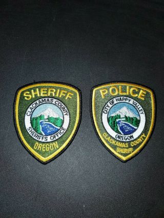 Clackamas County Oregon Sheriff Patch 