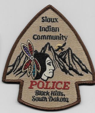 Tribal Police Sioux Black Hills State South Dakota Sd Patch