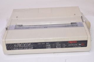 Vintage Okidata,  Oki,  Microline 184 Turbo,  9 - Pin Printer,  Model No.  Ge5256k,  120