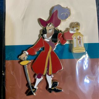 Disney Employee Center Dec Captain Hook Villain Pin Le 250 Tinker Bell Peter Pan