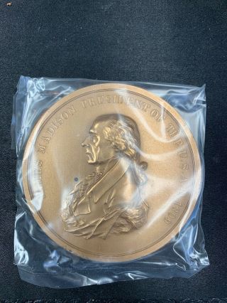 Us James Madison Presidential Series Medal List 104 Bronze 3 "