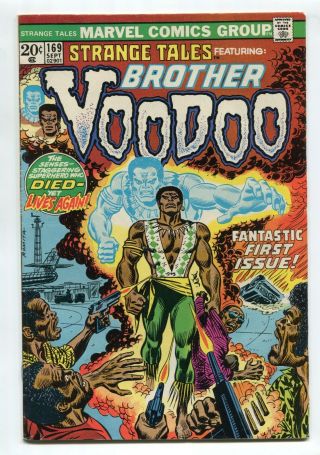 1973 Marvel Strange Tales 169 1st Appearance Brother Voodoo Vg,  Unpressed