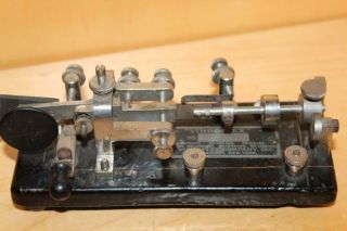 Vintage Vibroplex Telegraph Signal Key Keyer Bug Morse Code Serial 71020