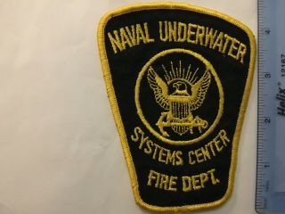 Us Naval Underwater Systems Center Fire Dept Newport Rhode Island Style 2