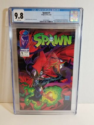 1992 Image Comics - Spawn 1 Graded Cgc 9.  8
