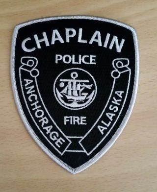 Anchorage Police & Fire Chaplain Patch,  Alaska