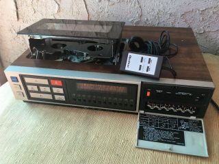 Vintage Quasar Vcr Top Load Video Cassette Recorder Vh5041xw