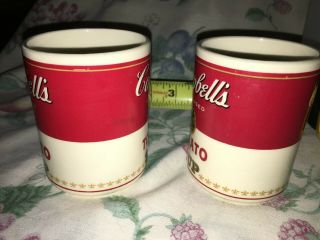 2 VTG Campbell’s Tomato Soup Coffee Mug Cup 1970s Made in USA McCoy? 2