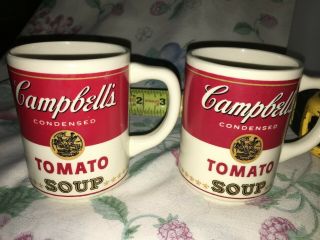 2 VTG Campbell’s Tomato Soup Coffee Mug Cup 1970s Made in USA McCoy? 3