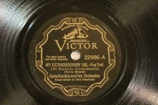 Jazz Gene Kardos Orch My Extraordinary Gal Victor 22986