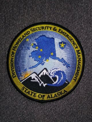 Alaska Division Of Homeland Security & Emergency Managment Police - Patch