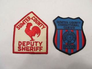 South Carolina Sumter Co Sheriff Patch Old Cheese Cloth & Correction