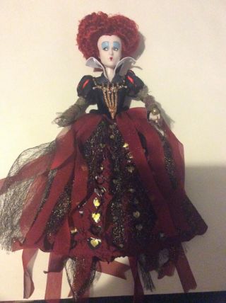 Disney Iracebeth Red Queen Doll Through The Looking Glass Alice In Wonderland12 "