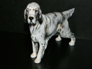 Vintage Royal Doulton English Setter Dog Figurine Hn 1050 Large