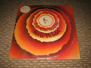 Vintage 1976 Stevie Wonder " Songs In The Key Of Life " 2 Lp - Tamla (t13 - 34062) Nm