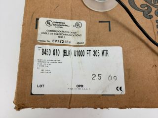 Vintage Belden 8450 010 22 Awg Twisted Pair Cable