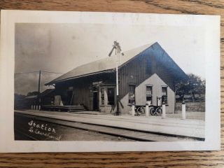 Rppc - Cleveland Ny - Railroad Station - Train Depot - Rr - York - Oswego County - Rp