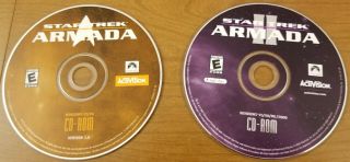 Star Trek Armada I & Ii - Pc Windows 95/98 Game - Paramount Activision - Vintage