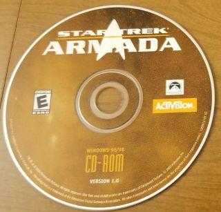 Star Trek Armada I & II - PC Windows 95/98 Game - Paramount Activision - Vintage 2