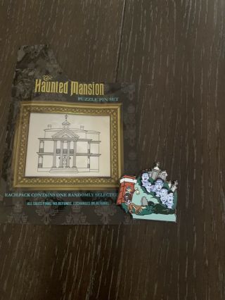 Disney D23 Expo Wdi Mog The Haunted Mansion Singing Busts Mystery Puzzle Pin